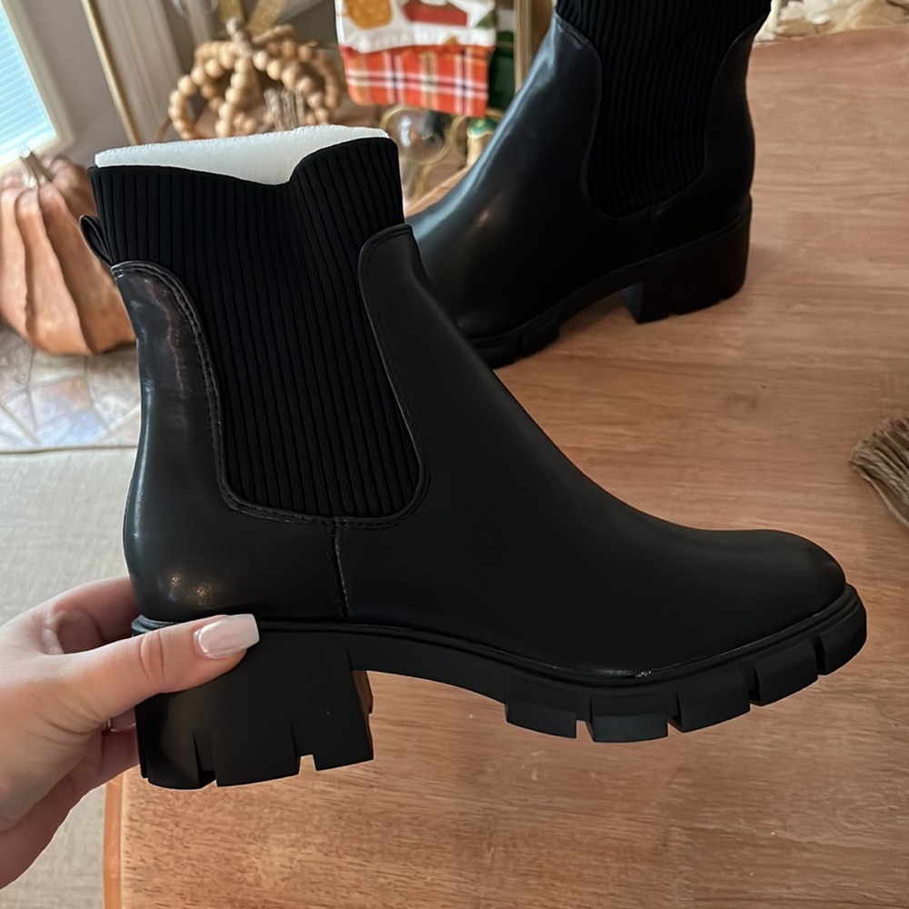 Chunky Sole sock boots